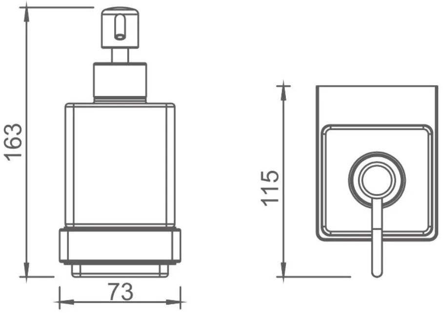 Plieger Altea zeepdispenser chroom