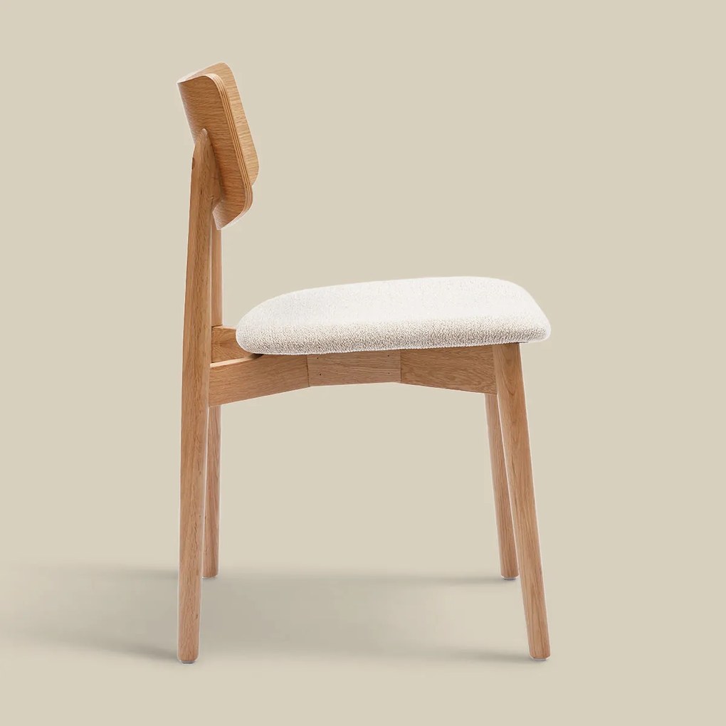 Scandinavische Stoel Eikenhout