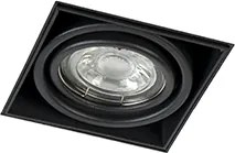 Inbouwspot zwart GU10 draai- en kantelbaar trimless - Oneon