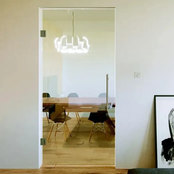 Glazen Taatsdeur Met Helder Gehard Veiligheidsglas