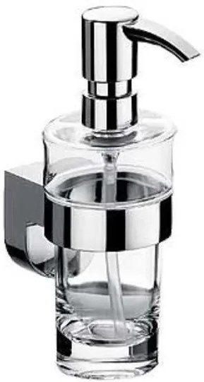 Emco Mundo zeepdispenser wandmodel met kristal beker 332100101