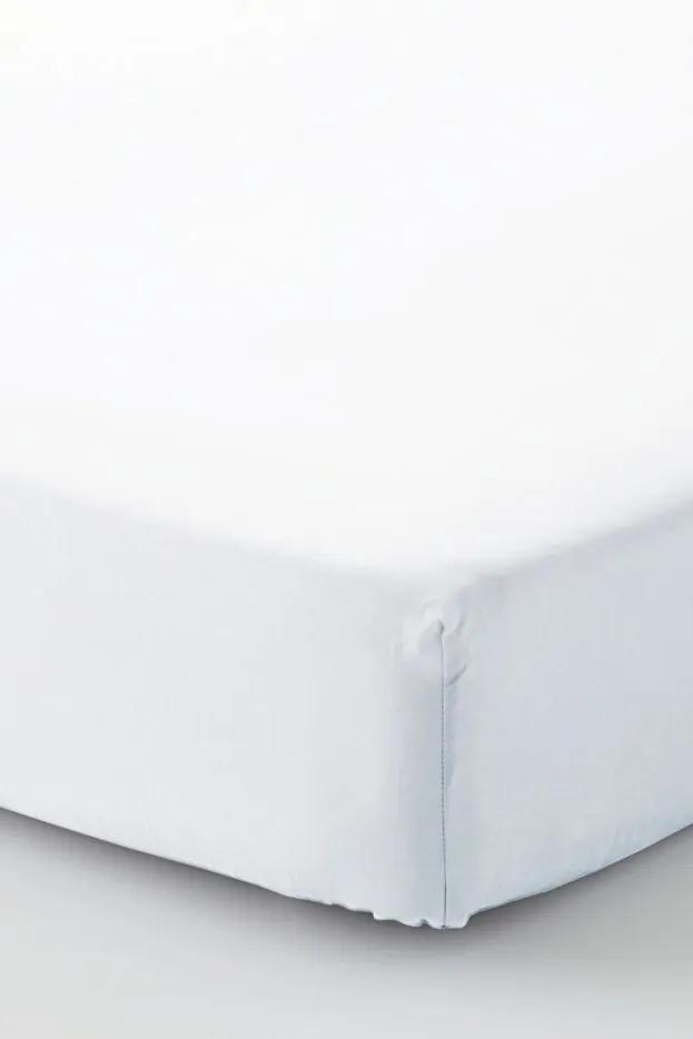 Jersey hoeslaken, wit (180 x 220 cm)