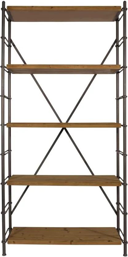 dutchbone Wandkast Iron shelf