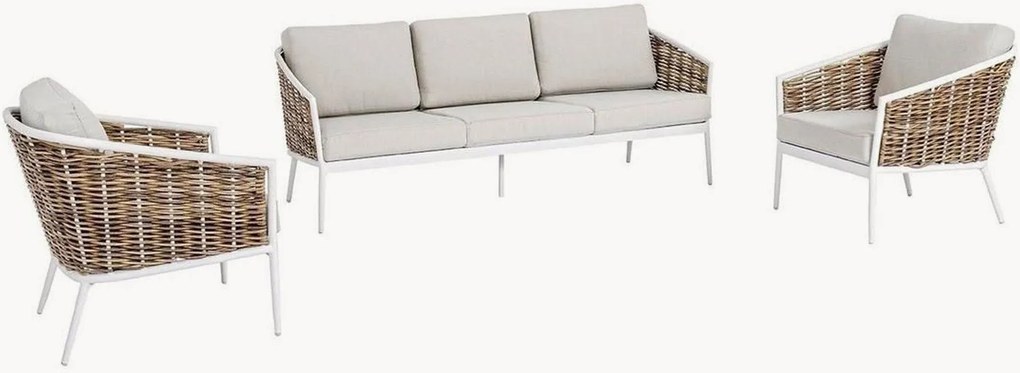Tuin loungeset Maribela, 3-delig
