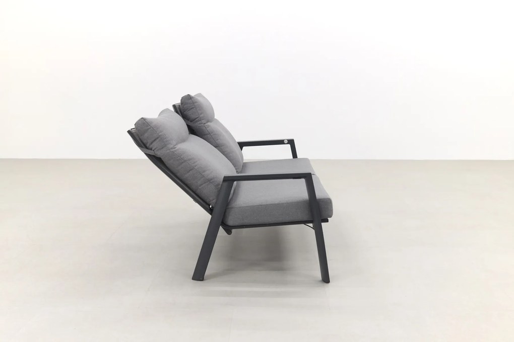 Azoren 2-zitsbank verstelbaar - Antraciet OP=OP