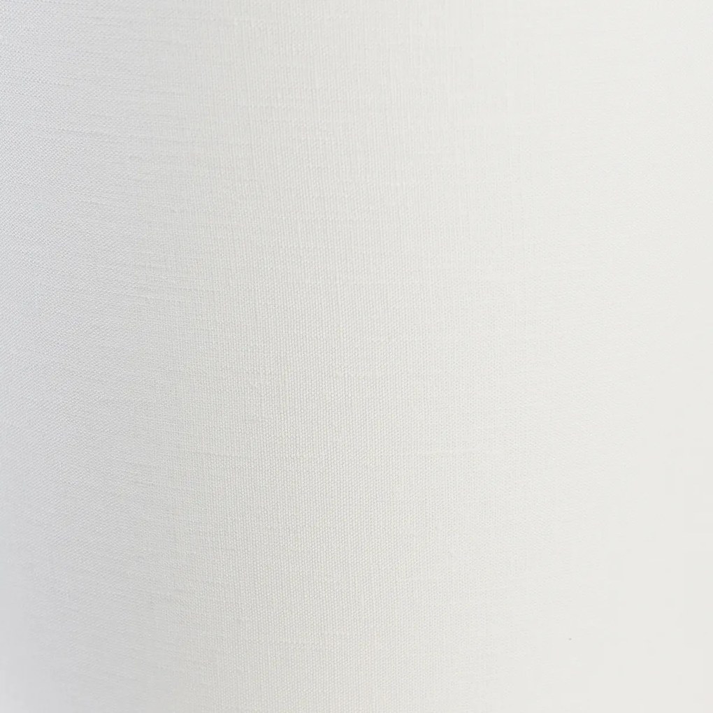 Stoffen lampenkap wit cilinder 40/40/40