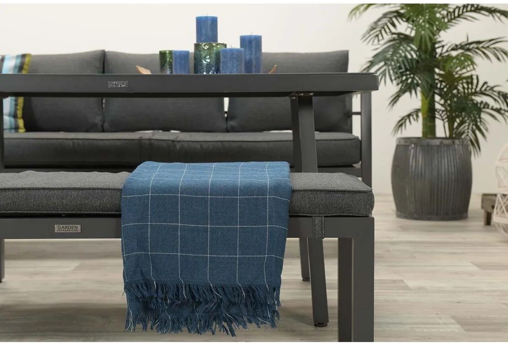 Garden Impressions Blakes lounge dining set 4-delig - donker grijs