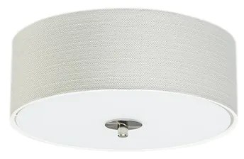Landelijke plafondlamp wit/crème 30 cm - Drum Jute