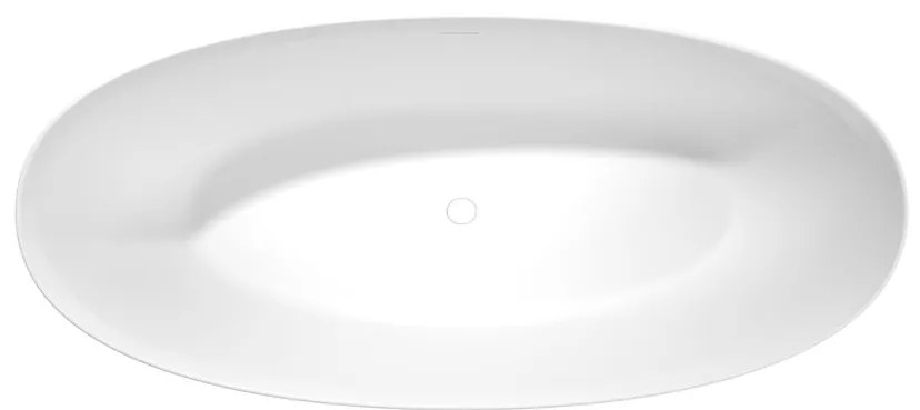 Polysan Noya vrijstaand bad solid surface wit mat 170x76cm