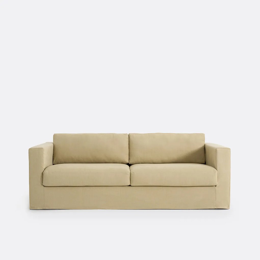 Bank met afneembare hoes, 3, 4 zits, katoen en linnen, Noni