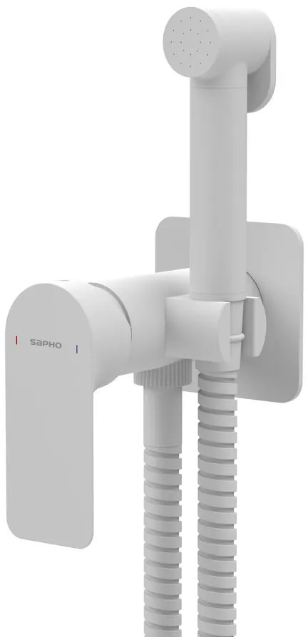 Sapho Pax wandbidet mengkraan met handdouche mat wit