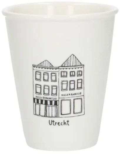 Gevel mok, Utrecht, porselein, 200 ml