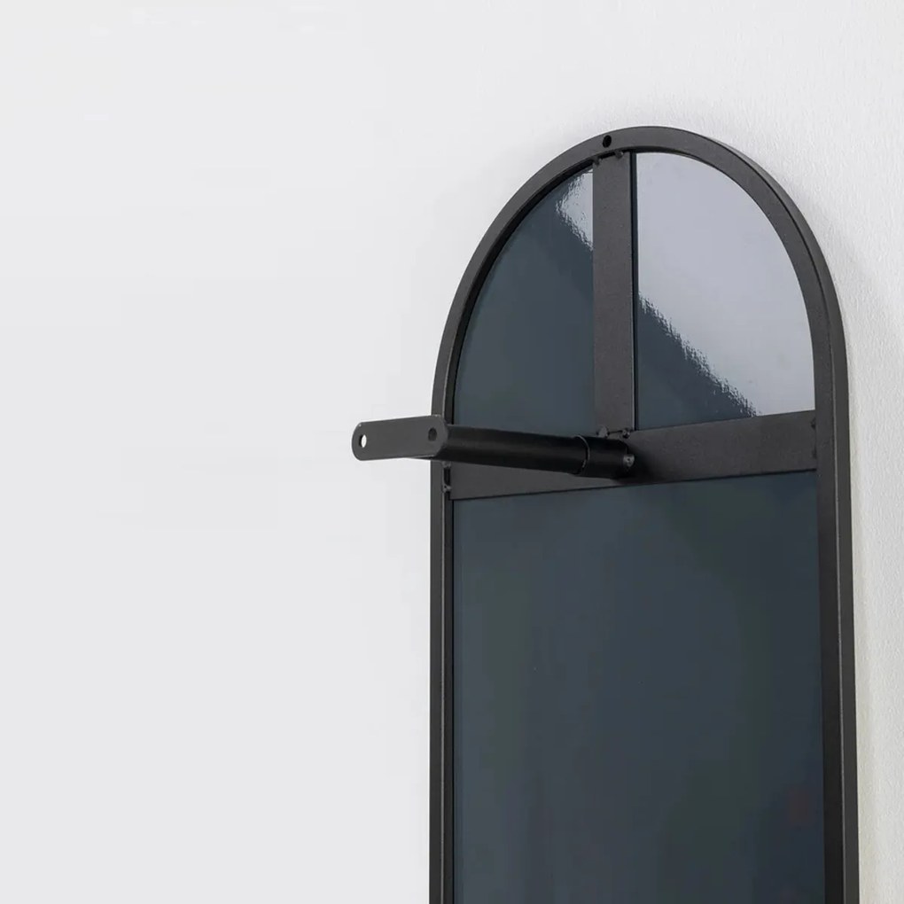Muurspiegel Zwart Met Goud - 315x175cm