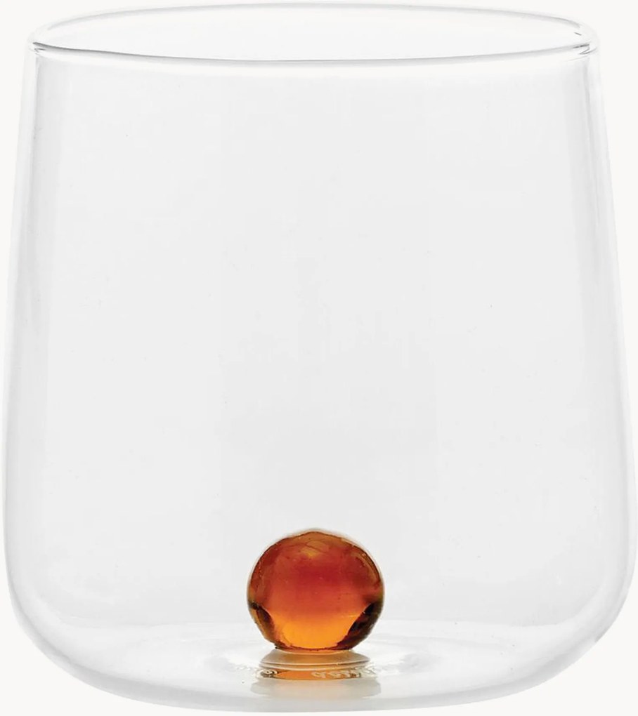 Mondgeblazen borosilicaatglazen tumblers Bilia, 6-delig