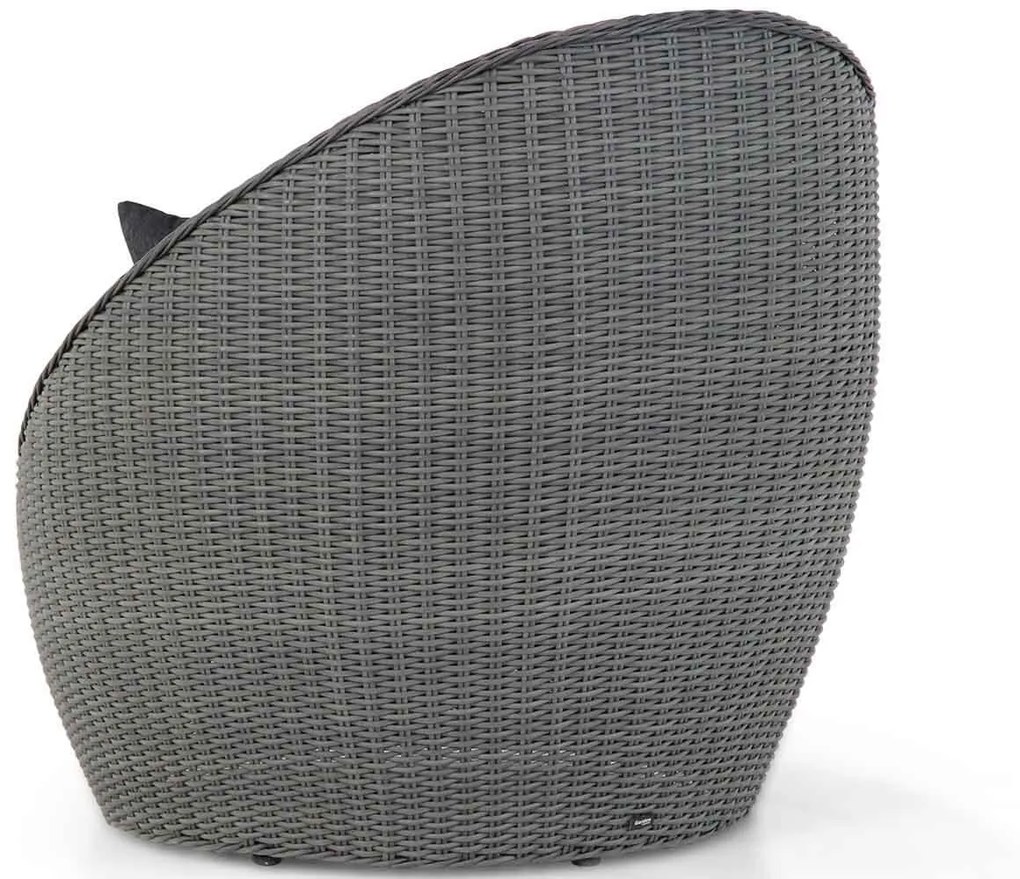 Tuinstoel Wicker Zwart Garden Collections Cocoon  Off black