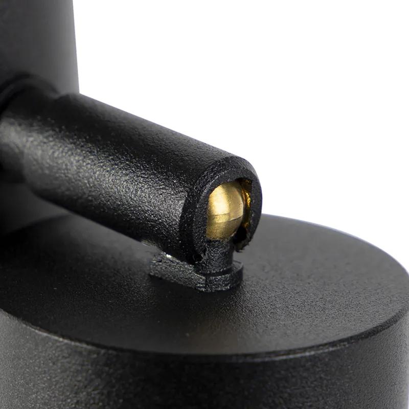 Buitenlamp zwart 45 cm verstelbaar IP44 - Solo Modern GU10 IP44 Buitenverlichting