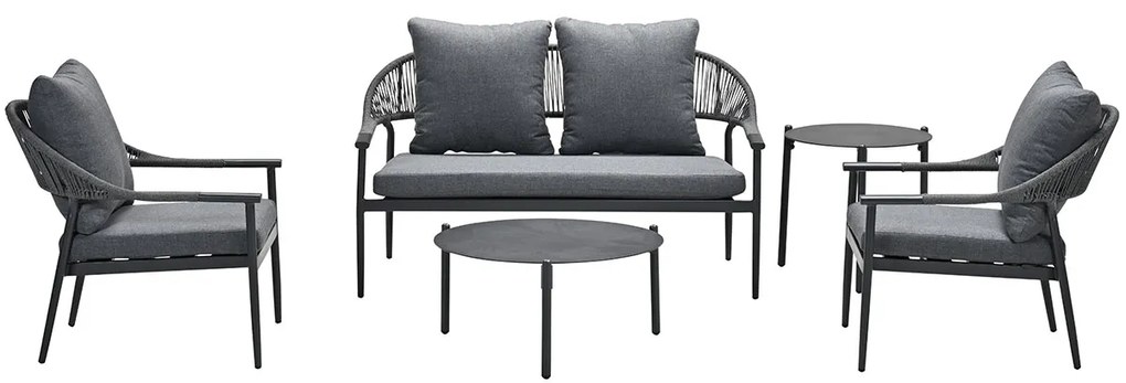 Garden Impressions Charly loungeset 5-delig - grijs