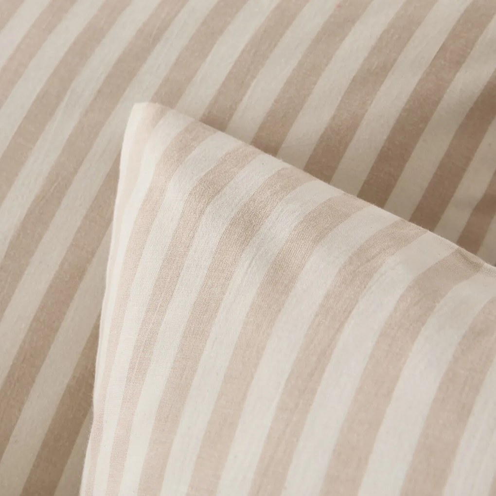 Katoenen kussensloop, Soizic beige