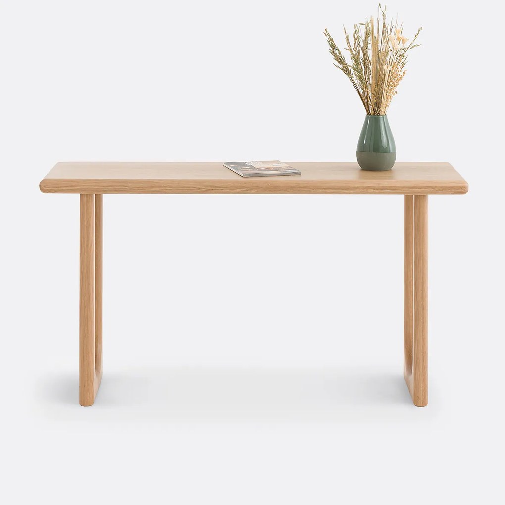 Wandtafel, massief eiken en eikenfineer, Douve