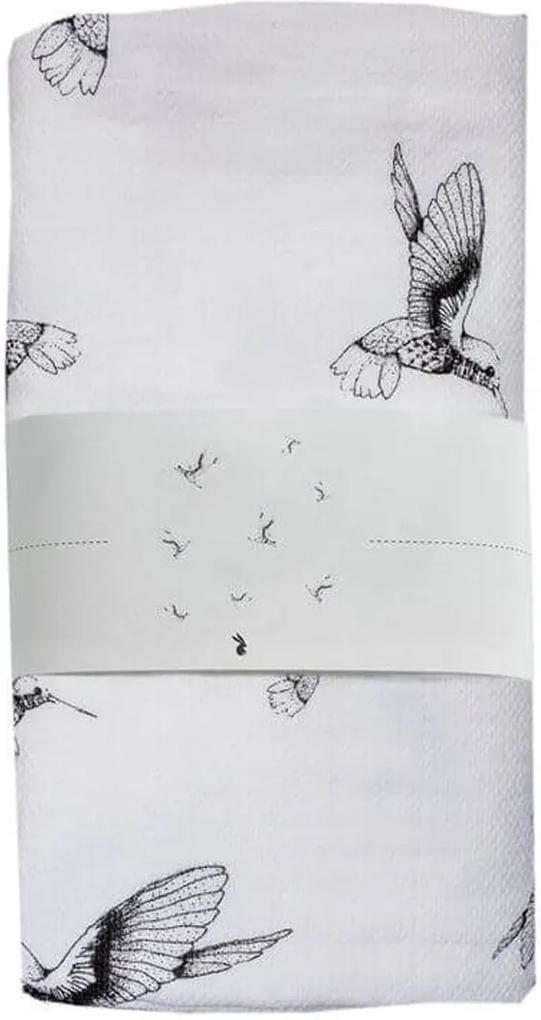 Mies & Co Cloud Dancers hydrofiele doek van katoen 120 x 120 cm