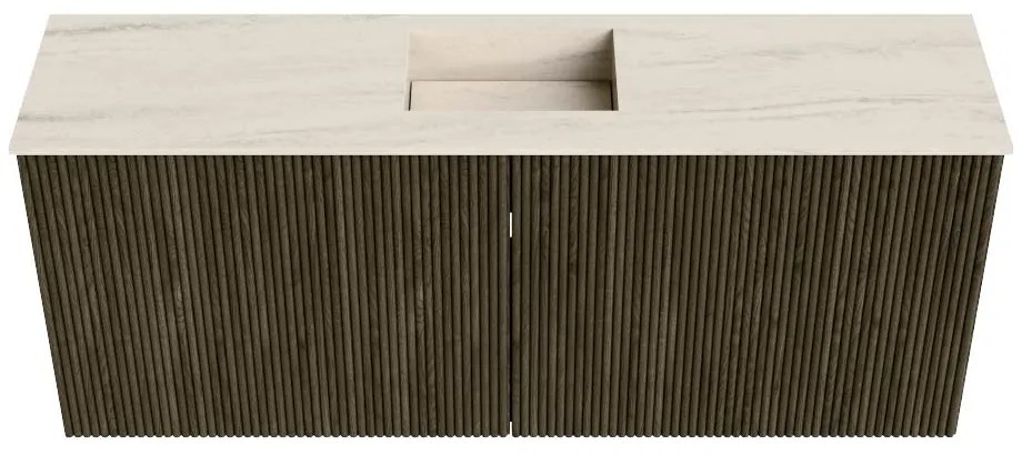 Mondiaz Joya DLux 100cm toiletmeubel shadow met wastafel faye midden zonder kraangat meli