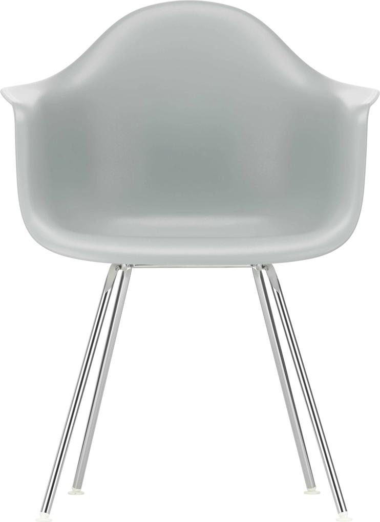 Vitra Eames DAX stoel met verchroomd onderstel Helder grijs