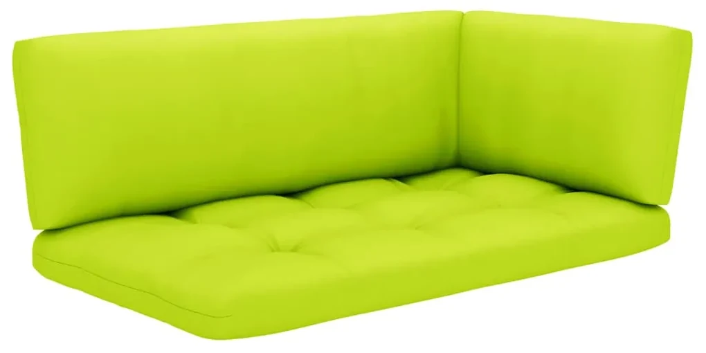 vidaXL 6-delige Loungeset pallet met kussens grijs geïmpregneerd hout