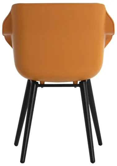 Hartman Sophie Studio dining armstoel - Indian Orange - Alu poot