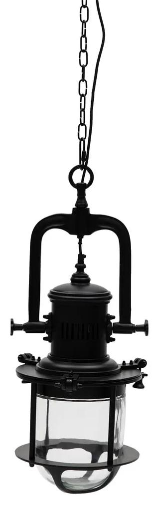 Rivièra Maison - Boathouse Hanging Lamp black - Kleur: zwart
