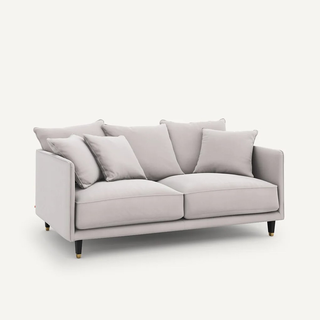 3-zits compacte fluwelen zetel, Lazare