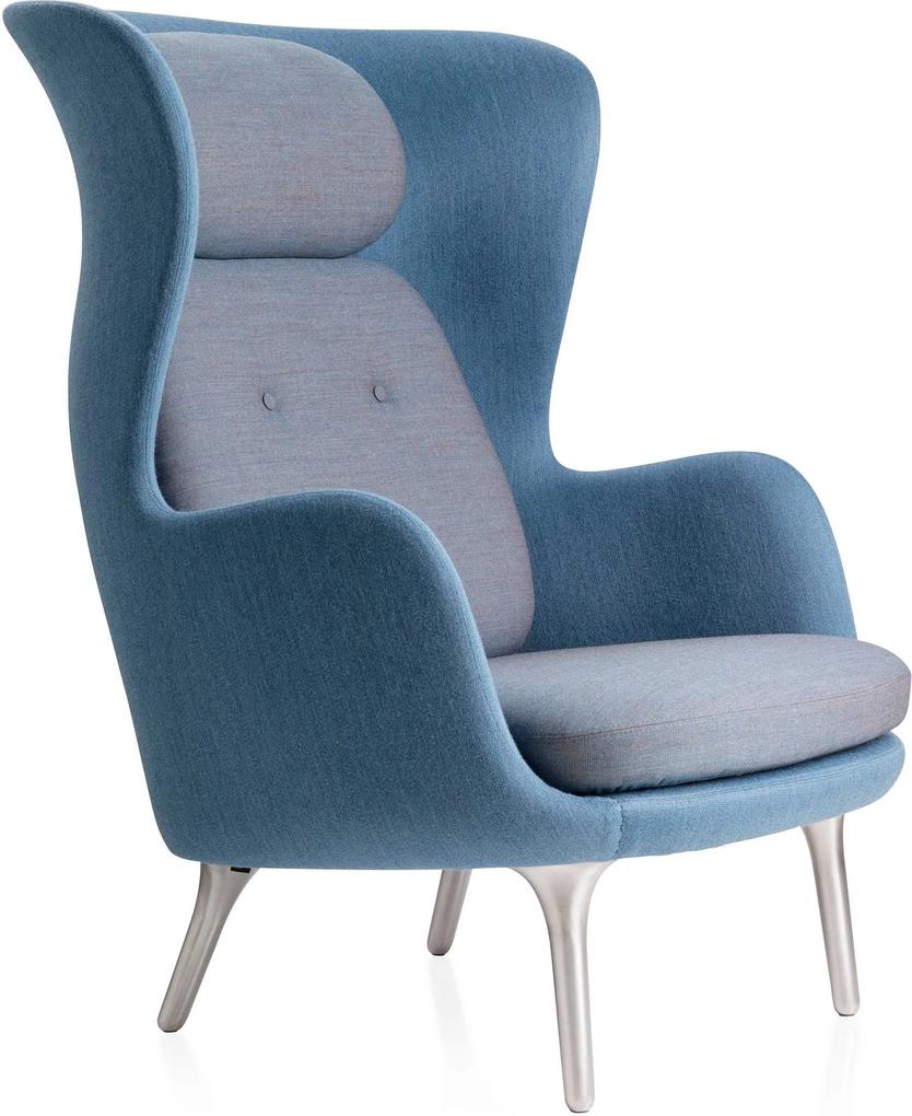 Fritz Hansen RO JH1 Chair loungestoel designers selection blauw