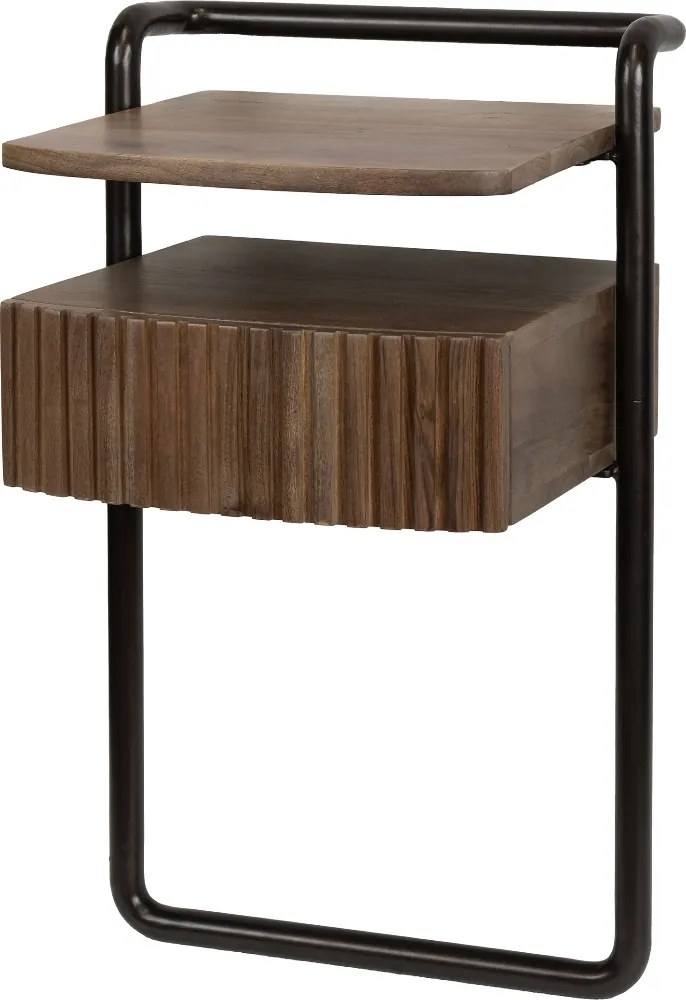 Nachtkastje Acacia - 40x35x67cm.