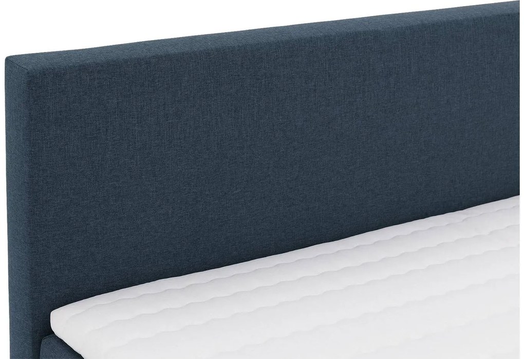 Goossens Basic Boxspring Compleet Iris, Vlak 160 x 200 cm (=2x 80 x 200 cm) met hoofdbord