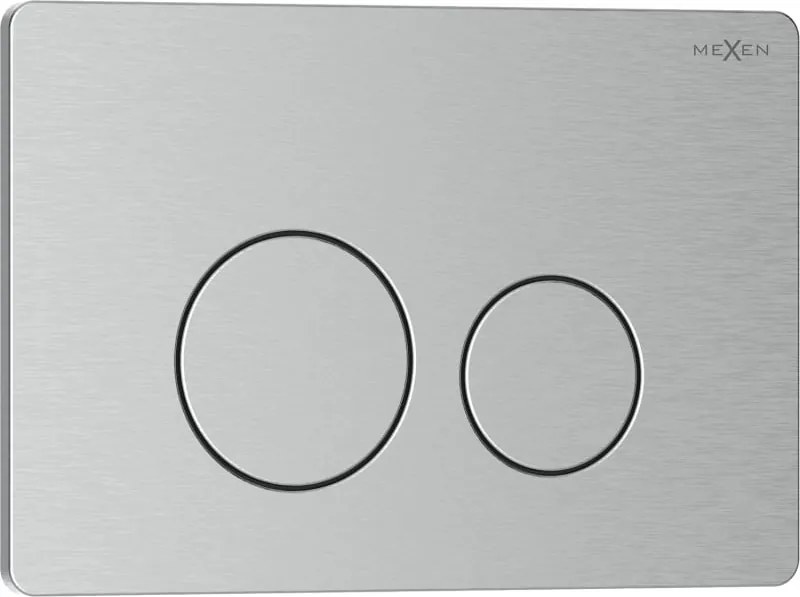 Mexen Tex 06 spoelknop roestvrij staal, inox - 6106-10