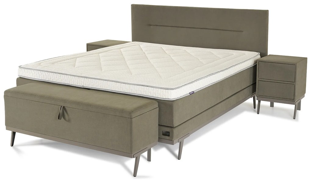 Boxspring Lifestyle by vtwonen Cinnamon – Bij Swiss Sense