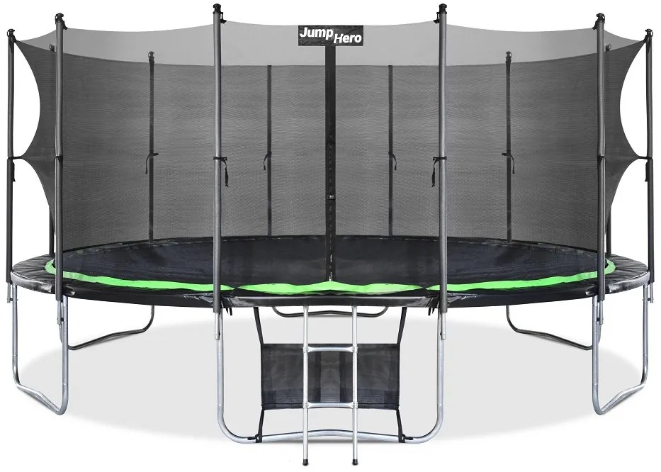 Tuintrampoline met veiligheidsnet aan binnenkant 488cm Jump Hero 16FT