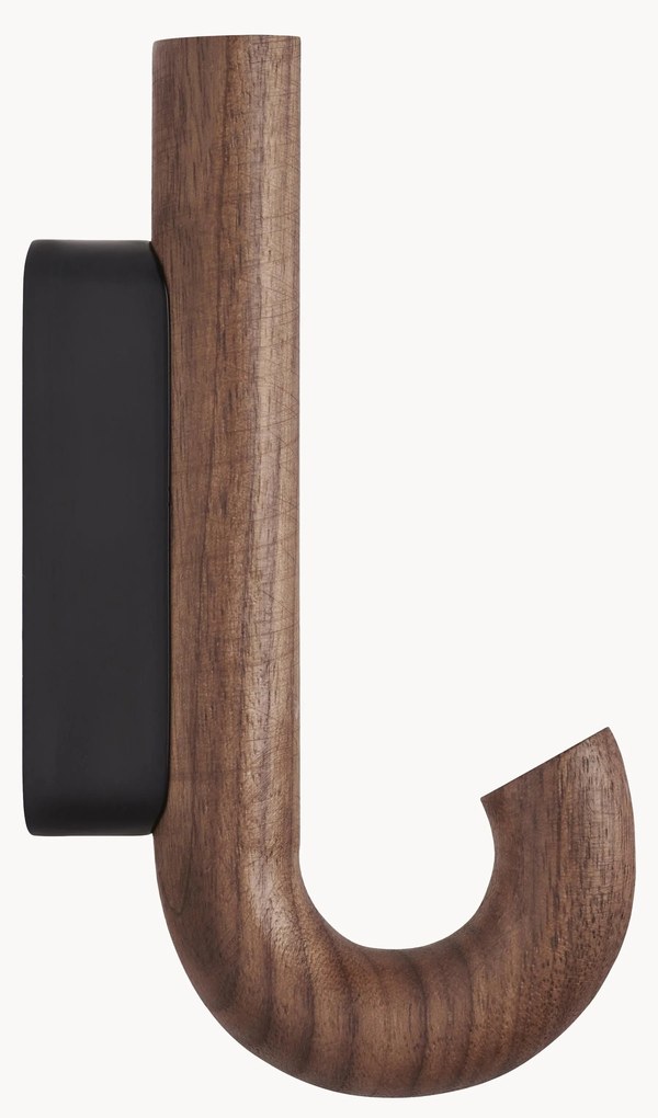 Walnoothouten wandhaak Umbrella, in verschillende formaten