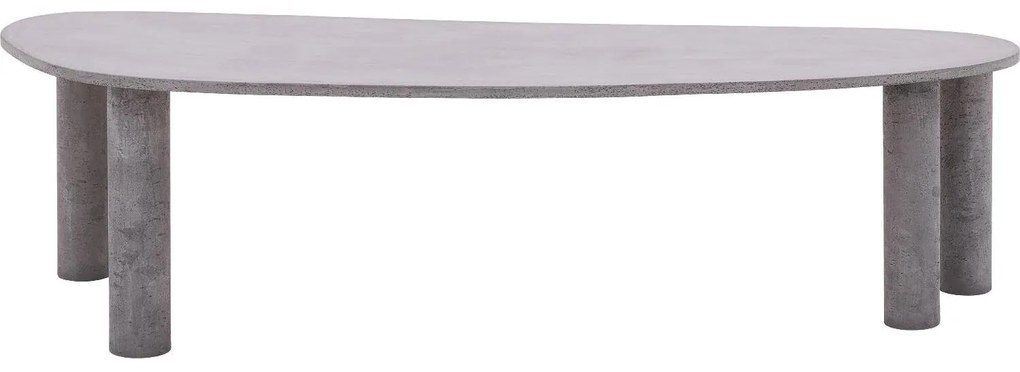 Goossens Eettafel Stone, Organisch 290 x 120 cm