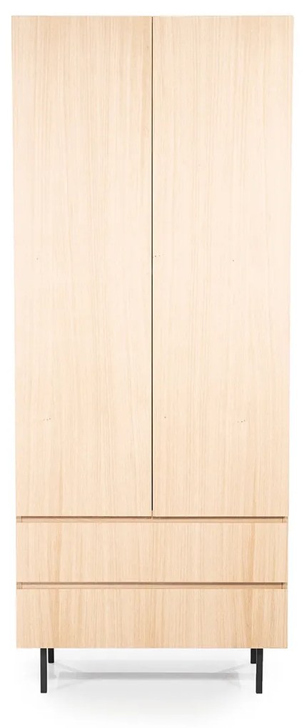 Eleonora Thomas Moderne Kast Van Licht Eiken Hout 85x210 Cm - 85x42x210cm.