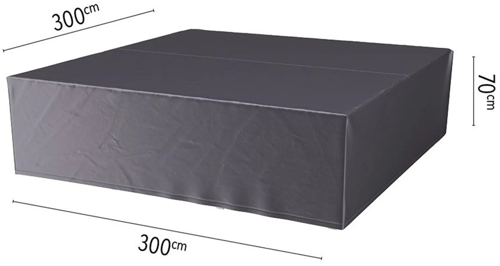 Platinum Aerocover loungesethoes 300x300x70 cm.
