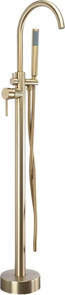 Vloeren  badmengkraan Rea Lungo brush gold