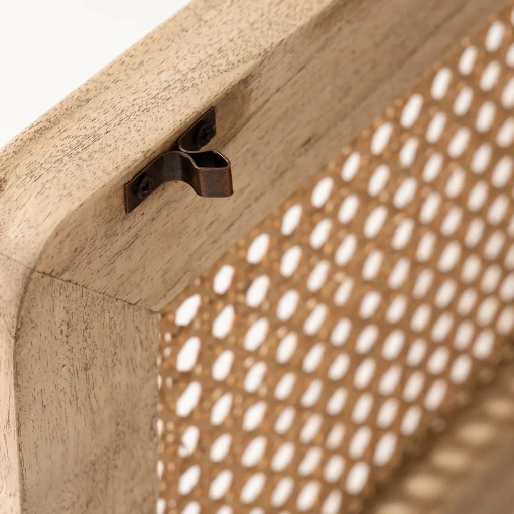 Kave Home Nalu Houten Tv-meubel Met Webbing - 150x40x50cm.