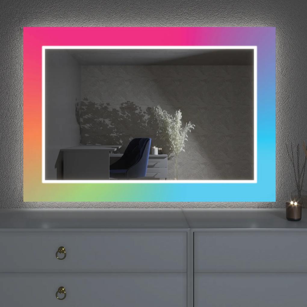 LED spiegel met decor D25