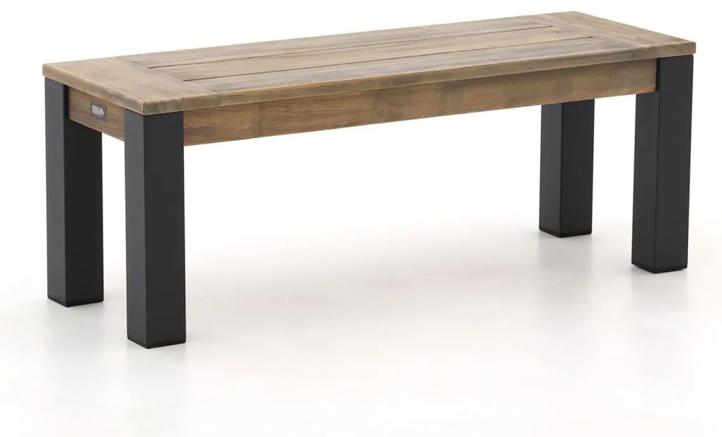 Picknickbank ROUGH  | Teakhout | 2 personen | Tuinbank Grijs/Old Teak Greywash | 120cm | Kees Smit Tuinmeubelen
