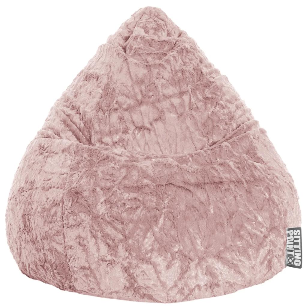 Sitting Point BeanBag Fluffy XL - Oudroze