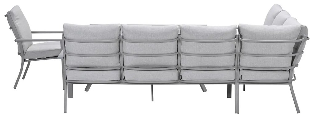 Garden Impressions Senja lounge dining set 4-delig links incl. stoel - valley sand