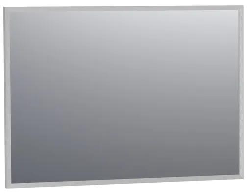 Saniclass Silhouette spiegel 100x70cm zonder verlichting rechthoek aluminium 3534