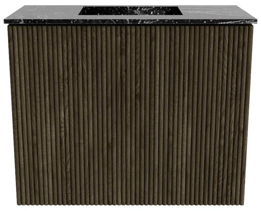 Mondiaz Joya DLux 50cm toiletmeubel shadow met wastafel faye midden zonder kraangat lava