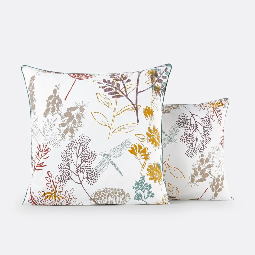 Kussensloop in perkalkatoen, Botanique