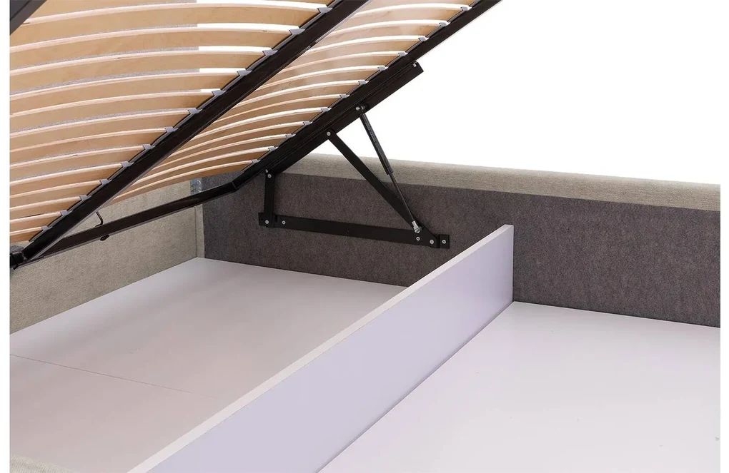 Goossens Bedframe Mysen Storage, 160 x 200 cm met storage, met 2x lattenbodem